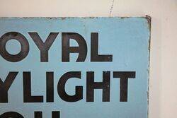 Antique Royal Daylight Oil Double Sided Enamel Sign  