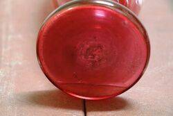 Antique Ruby Glass Mary Gregory Vase 