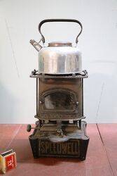 Antique SPEEDWELL Single Burner Paraffin Portable Stove  