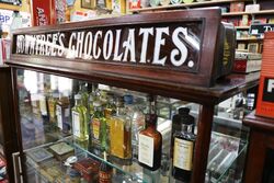 Antique Shop Counter Display Cabinet Advertising Rowntreeand39s Chocolates 