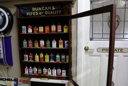 Antique Shop Wall Cabinet for Duncans Pipes of Quality 