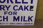 Antique Thorley Rich Milk Farming Enamel Sign