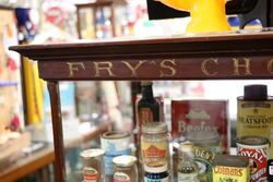 Antique  Fryand39s Chocolates Counter Display Cabinet 