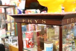 Antique  Fryand39s Chocolates Counter Display Cabinet 