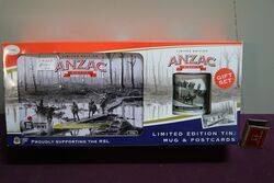 Anzac Biscuit Gift Set Limited Edition Tin Mug and Postcards 