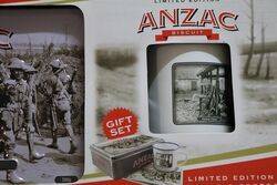 Anzac Biscuit Gift Set Limited Edition Tin Mug and Postcards 