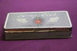 Army Club Sandhurst size 50 Cigarettes Tin 