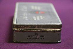 Army Club Sandhurst size 50 Cigarettes Tin 