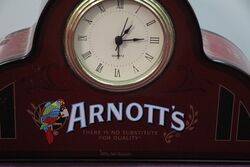 Arnottand39s Biscuit Clock Tin 