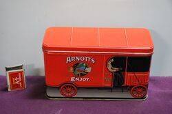 Arnotts Biscuit Red Truck Tin 