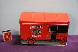 Arnottand39s Biscuit Red Truck Tin 