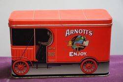 Arnottand39s Biscuit Red Truck Tin 