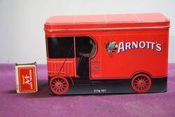 Arnotts Biscuit Red Truck Tin 