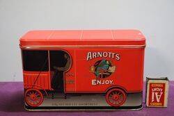 Arnotts Biscuits Red Truck Tin 