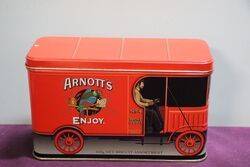 Arnottand39s Biscuits Red Truck Tin 