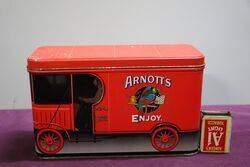 Arnotts Biscuits Red Truck Tin 