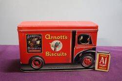 Arnotts Biscuits Red Truck Tin 