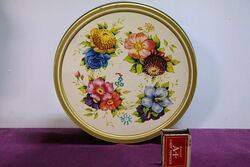 Arnotts Biscuit Tin .Classic Style Floral Art.