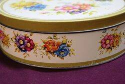 Arnotts Biscuit Tin Classic Style Floral Art