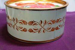 Arnotts Biscuit Tin Red Roses Tray Top Lid