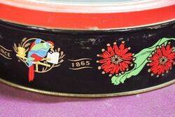 Arnotts Biscuit Tin Vintage 4 Parrots