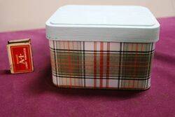 Arnotts Biscuit Tin  Anderson Tartan