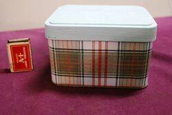 Arnotts Biscuit Tin , Anderson Tartan.