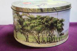 Arnotts Biscuit Tin  Australian Wildlife Flame Robins