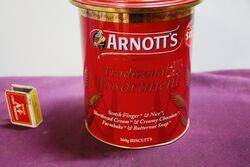 Arnotts Biscuit Tin  Biscuit Barrell