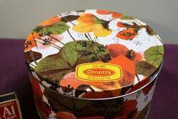 Arnotts Biscuit Tin  C1973 Poppies or Tahitian