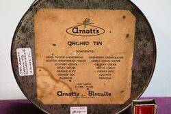 Arnotts Biscuit Tin  Cooktown Orchid C1960
