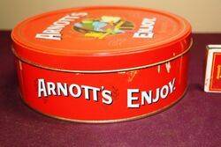 Arnotts Biscuit Tin  ENJOY the Parrot