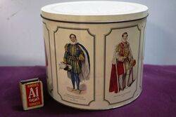 Arnotts Biscuit Tin . English Courtiers.