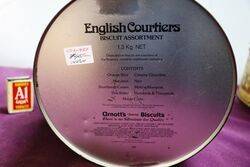 Arnotts Biscuit Tin  English Courtiers