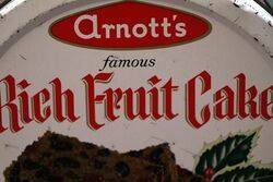 Arnotts Biscuit Tin  Fruit Cake Tin