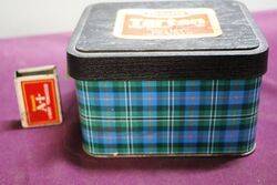 Arnotts Biscuit Tin  Hunting Rose Tartan