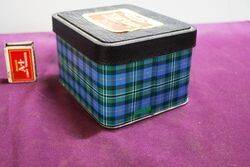 Arnotts Biscuit Tin  Hunting Rose Tartan