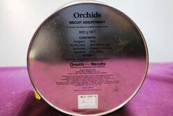 Arnotts Biscuit Tin  Orchids
