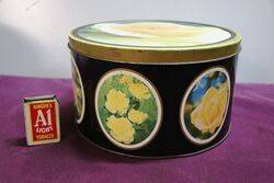 Arnotts Biscuit Tin . Roses