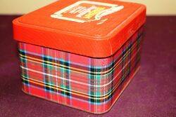 Arnotts Biscuit Tin  Royal Stewart Tartan