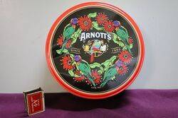 Arnotts Biscuit Tin ,, Vintage 4 Parrots