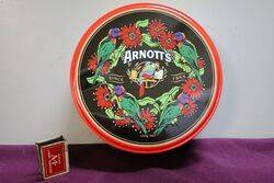 Arnotts Biscuit Tin  Vintage 4 Parrots