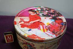 Arnotts Biscuit Tin  Vintage Xmas Tin