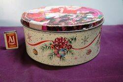 Arnotts Biscuit Tin  Vintage Xmas Tin