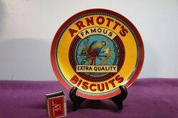 Arnotts Biscuits.  Porcelain Plate, The Federation Parrot.