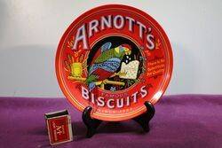 Arnotts Biscuits.  Porcelain Plate Todays Parrot. no808B