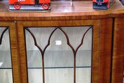 Art Deco Walnut 2 door Display Cabinet Circa 1930 