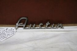 Austin Classic Mini Mk 1 Chrome Metal Austin Badge.