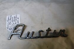 Austin Classic Mini Mk 1 Chrome Metal Austin Badge