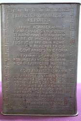 Australian Robur Tea No 2 Grade Tin 
